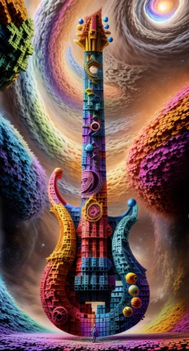 psychedelic art,painted guitar,psychedelic,guitar player,electric guitar,sitar,guitar,musical background,colorful spiral,concert guitar,the guitar,loudness,fantasy art,imagination,music fantasy,slide guitar,musical instruments,bass guitar,stringed instrument,piece of music
