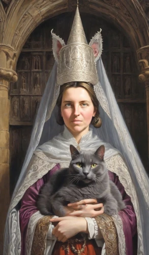 cat sparrow,cat european,portrait of christi,cat child,cat image,cat portrait,templedrom,napoleon cat,the abbot of olib,king caudata,hieromonk,gothic portrait,cat,the prophet mary,mother of the bride,w 21,prophet,priest,ritriver and the cat,content is king,Digital Art,Comic