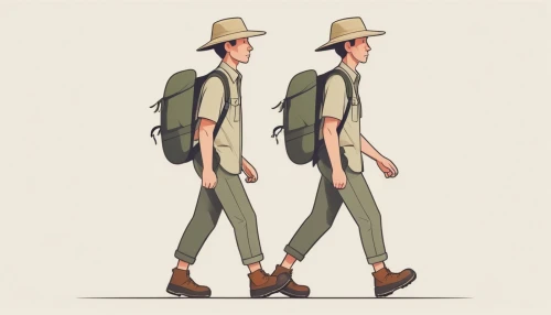 walking man,park ranger,cowboy silhouettes,fashion vector,khaki,hiker,scouts,forest workers,vector people,french foreign legion,safari,pilgrims,khaki pants,boy scouts,waders,hikers,panama hat,stilts,rifleman,male poses for drawing