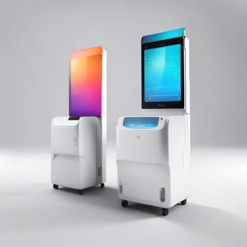 interactive kiosk,automated teller machine,mac pro and pro display xdr,kiosk,computer monitor,office icons,electronic signage,desktop computer,monitors,computer speaker,tablet computer stand,flat panel display,screens,personal computer,imac,computer workstation,plasma tv,payment terminal,biometrics,medical technology