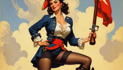 retro pin up girls,retro pin up girl,pin ups,pin up girl,pin-up girl,valentine day's pin up,pin-up girls,pin up,pin up girls,valentine pin up,delta sailor,pin-up,pinup girl,girl with gun,girl with a gun,flag day (usa),patriot,woman holding gun,usn,pirate flag,Illustration,Retro,Retro 10