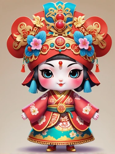 oriental princess,geisha girl,oriental girl,chinese art,geisha,taiwanese opera,peking opera,asian costume,japanese doll,barongsai,happy chinese new year,oriental,the japanese doll,kokeshi doll,spring festival,japanese art,goki,china cny,chinese style,oriental painting,Illustration,Japanese style,Japanese Style 02