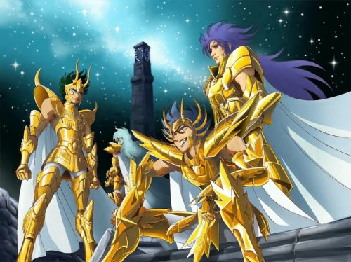 the three magi,three kings,knight star,holy three kings,golden sun,iron blooded orphans,holy 3 kings,gold and purple,guards of the canyon,golden crown,excalibur,cynosbatos,lancers,the three wise men,star winds,overtone empire,purple and gold,scepter,heroic fantasy,knights