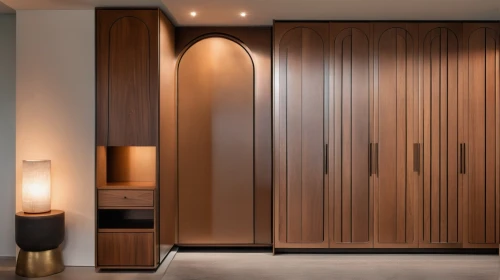 room divider,hinged doors,walk-in closet,search interior solutions,armoire,sliding door,contemporary decor,dark cabinetry,cabinetry,laminated wood,interior modern design,metallic door,cupboard,modern decor,storage cabinet,dark cabinets,patterned wood decoration,corten steel,modern room,wooden door,Photography,General,Realistic