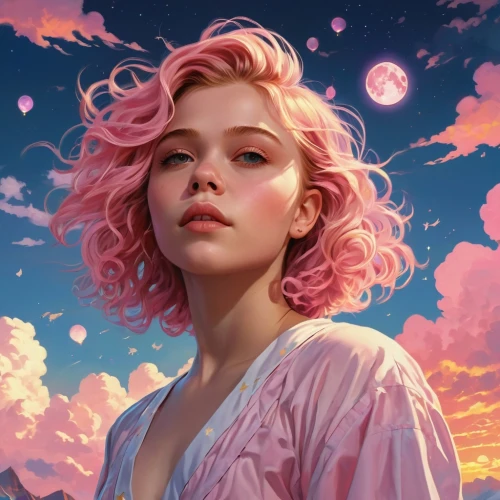 fantasy portrait,sky rose,pink dawn,rosa ' amber cover,mystical portrait of a girl,portrait background,sky,world digital painting,zodiac sign libra,romantic portrait,digital painting,cg artwork,eleven,portrait of a girl,virgo,girl portrait,ipê-rosa,pink beauty,fantasy picture,sagittarius,Photography,General,Realistic