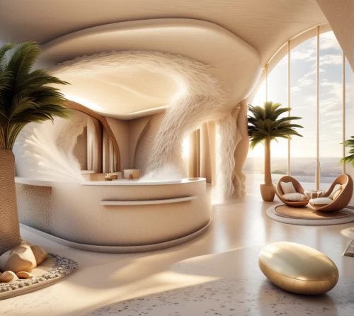 luxury bathroom,luxury home interior,futuristic architecture,3d rendering,penthouse apartment,luxury property,futuristic landscape,luxury home,luxury hotel,interior modern design,luxury real estate,modern living room,jewelry（architecture）,interior design,futuristic art museum,roof domes,sky space concept,luxurious,holiday villa,luxury