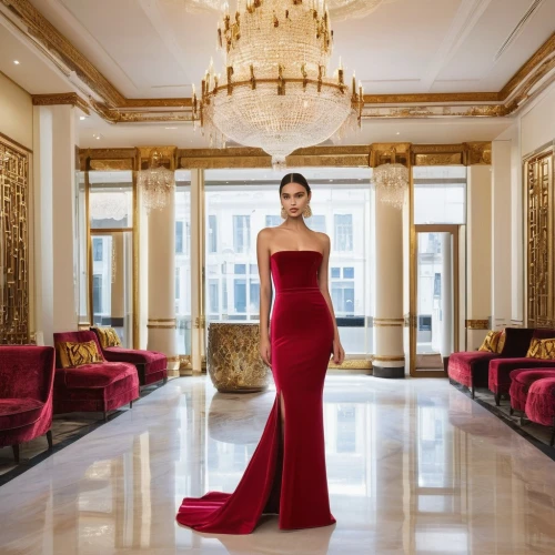 red gown,lady in red,elegant,elegance,man in red dress,miss vietnam,girl in red dress,girl in a long dress,red dress,ball gown,hotel lobby,gown,evening dress,silk red,red,girl in a long dress from the back,vanity fair,kim,in red dress,diamond red,Conceptual Art,Daily,Daily 03