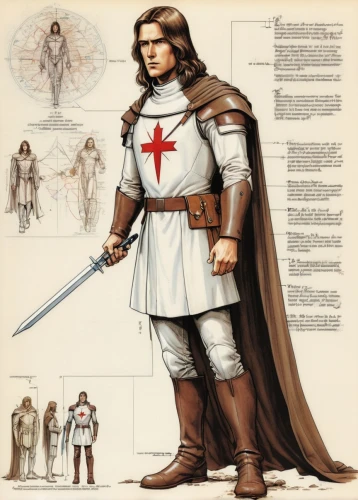 crusader,templar,heroic fantasy,biblical narrative characters,joan of arc,heavy armour,knight armor,massively multiplayer online role-playing game,east-european shepherd,germanic tribes,alaunt,king arthur,paladin,cymric,dwarf sundheim,st george,protective clothing,thracian,middle ages,armor,Unique,Design,Infographics