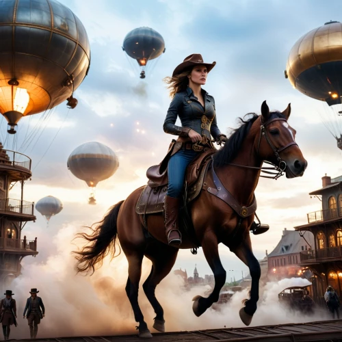 airships,steampunk,airship,sci fiction illustration,hot-air-balloon-valley-sky,western riding,game illustration,fantasy picture,fantasy art,wild west,world digital painting,digital compositing,hot air balloons,hot air ballooning,hot air balloon rides,cg artwork,french digital background,hot air balloon,hot air,western pleasure,Photography,General,Commercial