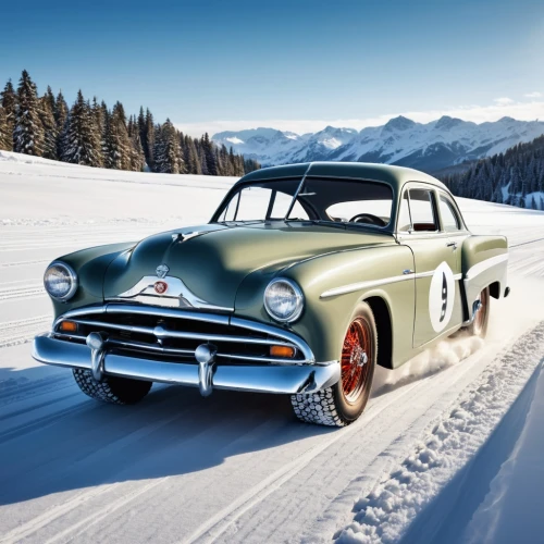 hudson hornet,bonneville,alpine style,ice racing,opel record p1,volvo amazon,dodge d series,1952 ford,buick eight,1949 ford,oldtimer car,aronde,buick super,studebaker gran turismo hawk,studebaker champion,alpine,snowmobile,retro chevrolet with christmas tree,borgward hansa,oldtimer,Photography,General,Realistic