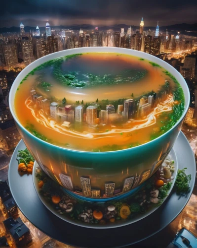 soup bowl,chinese teacup,futuristic architecture,hong kong cuisine,futuristic landscape,noodle bowl,flying saucer,futuristic art museum,floating island,shark fin soup,chinese sour spicy soup,consommé cup,egg drop soup,mandarin sundae,punch bowl,chongqing,largest hotel in dubai,mandarin cake,bowl cake,noodle soup,Photography,Artistic Photography,Artistic Photography 04