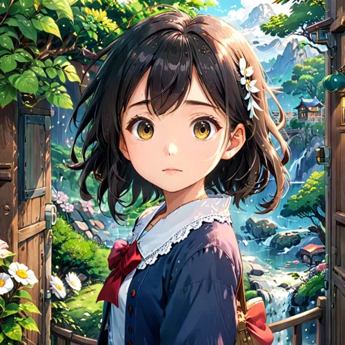 japanese floral background,japanese sakura background,sakura background,portrait background,torii,spring background,forest background,flower background,floral background,springtime background,landscape background,japanese background,studio ghibli,french digital background,anime japanese clothing,background images,colorful background,sakura blossoms,nico,heterochromia,Anime,Anime,Traditional