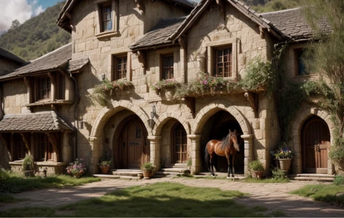 house in the mountains,house in mountains,horse stable,medieval architecture,stone houses,chalet,knight village,country house,alpine village,beautiful home,country hotel,stables,luxury property,traditional house,country estate,mountain settlement,bendemeer estates,horse barn,timber framed building,private house