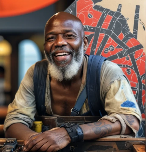 blacksmith,vendor,black businessman,merchant,african businessman,tinsmith,anmatjere man,craftsman,a carpenter,man portraits,metalsmith,mechanic,watchmaker,bicycle mechanic,african man,auto mechanic,artist portrait,shopkeeper,shoeshine boy,scrap dealer,Photography,General,Natural