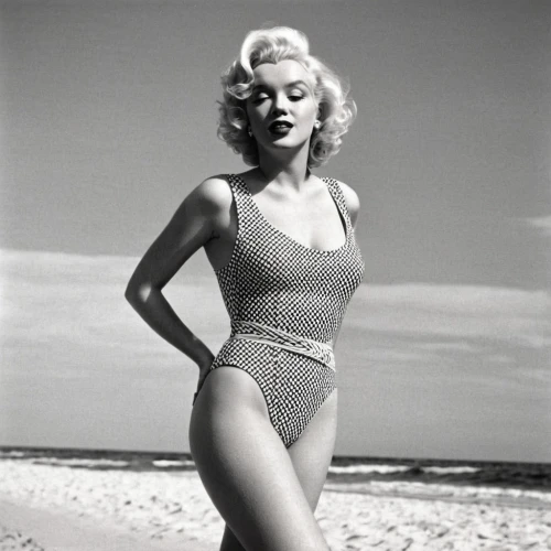 marylin monroe,marylyn monroe - female,mamie van doren,merilyn monroe,vintage 1950s,gena rolands-hollywood,marilyn,monokini,1950s,one-piece swimsuit,50's style,bathing suit,the beach pearl,1950's,retro women,retro woman,50s,jane russell-female,two piece swimwear,pin ups,Photography,Documentary Photography,Documentary Photography 10