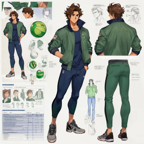 green jacket,pine green,male character,male poses for drawing,green bean,green skin,courgette,baseball player,fir green,clover jackets,sports uniform,sportswear,sage color,pine,star-lord peter jason quill,green,greens,male elf,main character,cycad,Unique,Design,Character Design