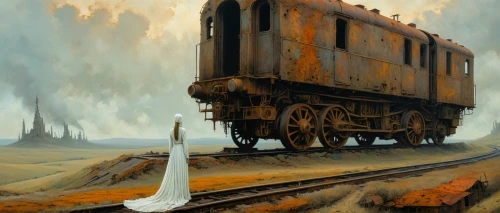 ghost locomotive,long-distance train,ghost train,train of thought,the train,locomotive,tornado,merchant train,train,train wagon,steam locomotives,train route,early train,reichsbahn,tank wagons,railway,train car,last train,steam locomotive,through-freight train,Conceptual Art,Oil color,Oil Color 02