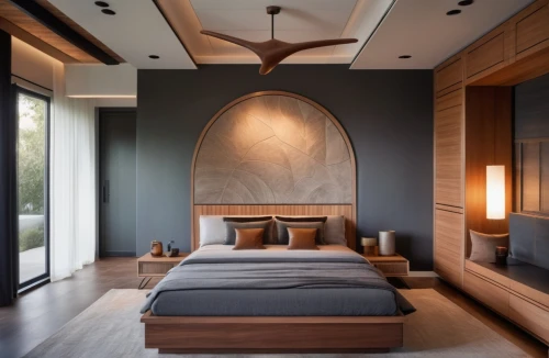 canopy bed,room divider,sleeping room,modern decor,modern room,contemporary decor,guest room,interior modern design,interior design,great room,japanese-style room,bedroom,wooden wall,bed frame,guestroom,stucco ceiling,four-poster,interior decoration,sliding door,wooden beams,Photography,General,Cinematic