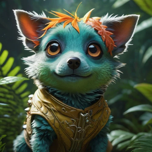 scandia gnome,baby groot,anthropomorphized animals,miguel of coco,chimichanga,furta,mowgli,knuffig,tamarin,child fox,kobold,cub,aaa,lemur,prickle,forest king lion,cg artwork,caique,ori-pei,squirell,Photography,General,Fantasy