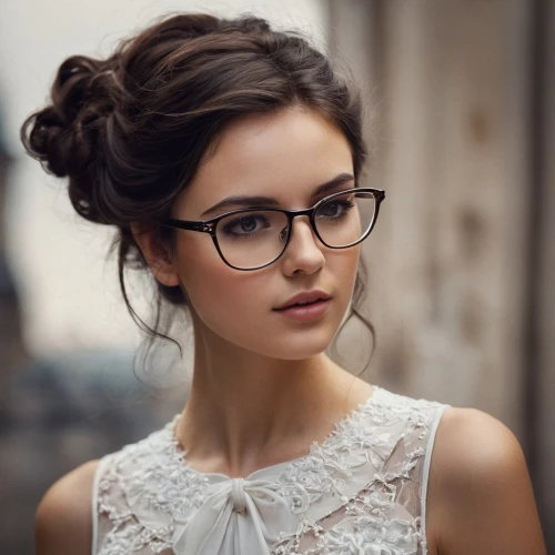 lace round frames,reading glasses,with glasses,silver framed glasses,spectacles,glasses,eye glasses,eyeglasses,specs,eye glass accessory,librarian,romantic look,wedding glasses,eyewear,smart look,eyeglass,optician,glasses glass,beautiful young woman,updo,Conceptual Art,Fantasy,Fantasy 11