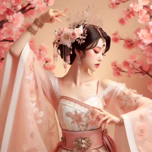 oriental princess,peach blossom,apricot blossom,plum blossom,cherry blossom,japanese floral background,cherry blossoms,plum blossoms,the cherry blossoms,geisha girl,japanese cherry blossom,japanese sakura background,bridal clothing,sakura blossom,pink cherry blossom,cold cherry blossoms,hanbok,japanese cherry blossoms,sakura blossoms,cherry blossom japanese