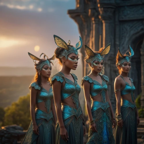 ancient parade,dancers,brazil carnival,cirque du soleil,apollo and the muses,polynesia,tour to the sirens,merfolk,elves flight,rebana,sirens,pharaohs,nile,aladha,anmatjere women,brazil,indonesian women,beautiful african american women,south pacific,fantasia,Photography,General,Fantasy