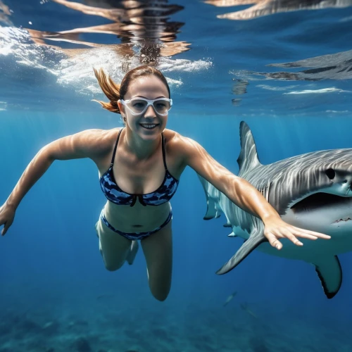 freediving,tiger shark,girl with a dolphin,underwater world,underwater background,underwater diving,trainer with dolphin,great white shark,bull shark,underwater sports,sharks,sea life underwater,bronze hammerhead shark,divemaster,snorkeling,sand tiger shark,under the water,female swimmer,under water,nurse shark,Photography,General,Realistic