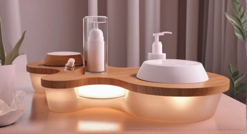 oil diffuser,table lamp,bathtub accessory,bath accessories,energy-saving lamp,toothbrush holder,spa items,table lamps,washbasin,modern minimalist bathroom,bathroom accessory,bedside lamp,home accessories,industrial design,soap dispenser,luxury bathroom,bathroom cabinet,wash basin,halogen spotlights,bedside table,Photography,General,Realistic