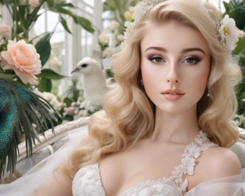blonde in wedding dress,porcelain doll,magnolieacease,white rose snow queen,bridal,white roses,bridal dress,aphrodite,wedding dress,fairy queen,porcelain dolls,bride,silver wedding,bridal clothing,bridal veil,debutante,bridal jewelry,with roses,pale,realdoll,Photography,Natural