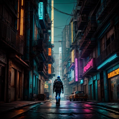 hong kong,cyberpunk,shanghai,alleyway,taipei,hanoi,kowloon,alley,kowloon city,istanbul,colorful city,hk,neon lights,pedestrian,urban,busan,tokyo city,tokyo,chongqing,teal blue asia