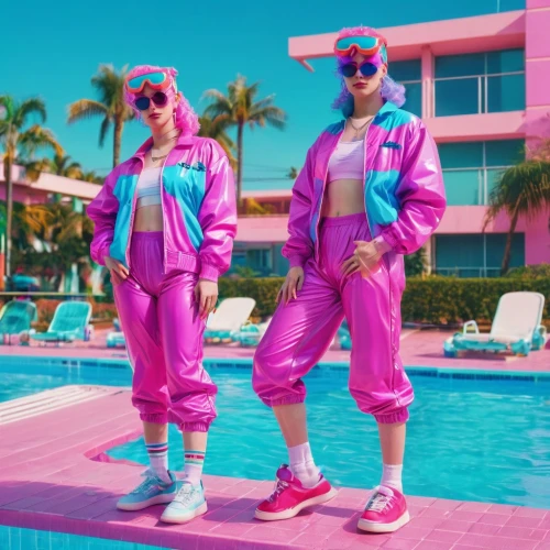 superfruit,pink flamingos,flamingos,flamingo couple,pinkladies,80s,miami,pink double,two flamingo,vegan icons,man in pink,pink squares,neon cocktails,capital cities,pink-purple,neon arrows,hot pink,pink family,couple goal,pink leather,Conceptual Art,Sci-Fi,Sci-Fi 28