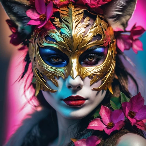 venetian mask,masquerade,the carnival of venice,gold mask,masque,golden mask,feline look,beauty mask,masks,mask,masked,face paint,with the mask,fantasy portrait,la catrina,tribal masks,feline,bodypainting,fantasy art,body painting,Photography,Artistic Photography,Artistic Photography 08