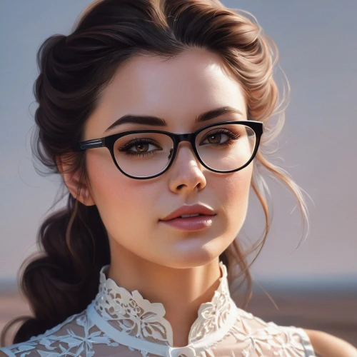 lace round frames,reading glasses,silver framed glasses,with glasses,glasses,spectacles,librarian,eye glasses,romantic portrait,romantic look,realdoll,eyewear,ski glasses,eye glass accessory,two glasses,eyeglasses,girl portrait,specs,wedding glasses,beautiful young woman,Conceptual Art,Fantasy,Fantasy 03