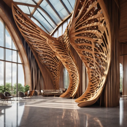 wood structure,wooden construction,wooden stairs,winding staircase,wood skeleton,celtic harp,wooden stair railing,soumaya museum,wood art,spiral staircase,circular staircase,harp of falcon eastern,timber house,wood angels,patterned wood decoration,made of wood,harp,outside staircase,wooden sauna,staircase,Photography,General,Realistic