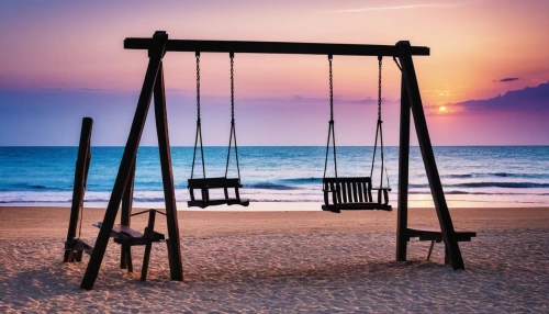 empty swing,wooden swing,swing set,swings,beach furniture,hanging swing,phu quoc island,beach chair,hanging chair,golden swing,phu quoc,deckchair,dream beach,swing,beach chairs,bench by the sea,hua hin,garden swing,deckchairs,beautiful beach,Photography,General,Realistic