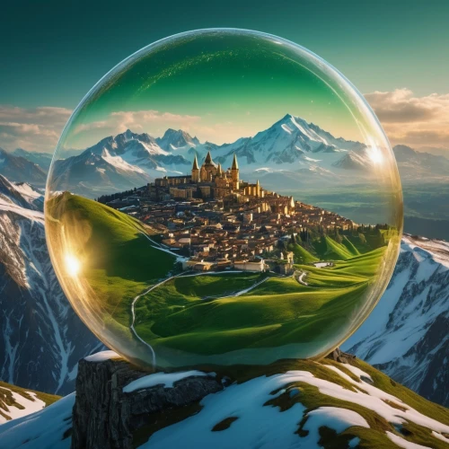 crystal ball-photography,crystal ball,glass sphere,lensball,fantasy picture,frozen bubble,snow globe,3d fantasy,swiss ball,snow globes,yard globe,little planet,fantasy world,fantasy landscape,globe,frozen soap bubble,glass ball,snowglobes,christmas globe,icon magnifying,Photography,General,Fantasy