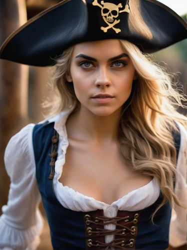 pirate,jolly roger,pirates,pirate flag,pirate treasure,catarina,bandana,the sea maid,piracy,attractive woman,captain,the hat-female,pirate ship,patriot,beret,the hat of the woman,musketeer,sailer,nautical star,sailor,Photography,General,Cinematic