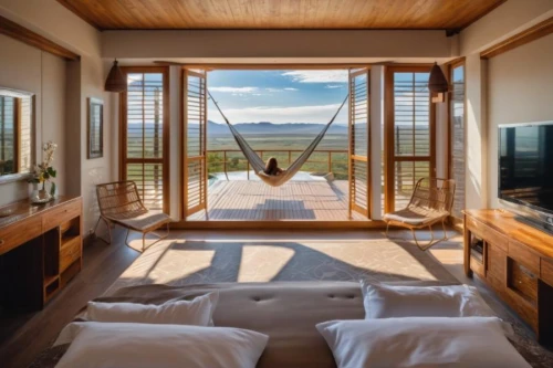 canopy bed,bed in the cornfield,bedroom window,eco hotel,sleeping room,window with sea view,window treatment,window view,hanging chair,bamboo curtain,great room,four-poster,dunes house,luxury hotel,wood window,japanese-style room,window covering,tree house hotel,wooden windows,luxury bathroom