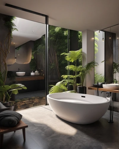 modern minimalist bathroom,luxury bathroom,interior modern design,garden design sydney,landscape design sydney,landscape designers sydney,modern decor,interior design,luxury home interior,bathtub,modern living room,modern room,3d rendering,bathtub accessory,contemporary decor,ficus,interiors,house plants,modern style,houseplant,Photography,General,Realistic