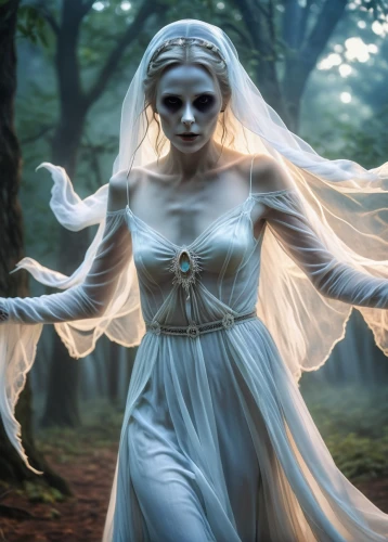 dead bride,dance of death,the angel with the veronica veil,danse macabre,the enchantress,vampire woman,blue enchantress,angel of death,priestess,pierrot,the night of kupala,the snow queen,sorceress,white lady,faerie,sleepwalker,white rose snow queen,fantasy picture,vampire lady,faery