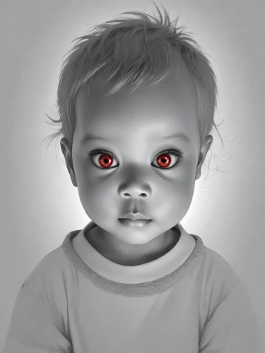 red-eye effect,red eyes,children's eyes,fire red eyes,child portrait,devil,child monster,digital painting,eye scan,bleeding eyes,world digital painting,black eyes,demon,kids illustration,daemon,vampire,child,the eyes of god,digital art,evil eye,Digital Art,Line Art