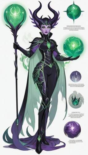 malachite,purpurite,sorceress,deadly nightshade,the enchantress,dark elf,caerula,violet head elf,horn of amaltheia,nightshade family,mezzelune,anahata,cauldron,summoner,undead warlock,strix nebulosa,medusa gorgon,oracle girl,elven,gemstone,Unique,Design,Character Design