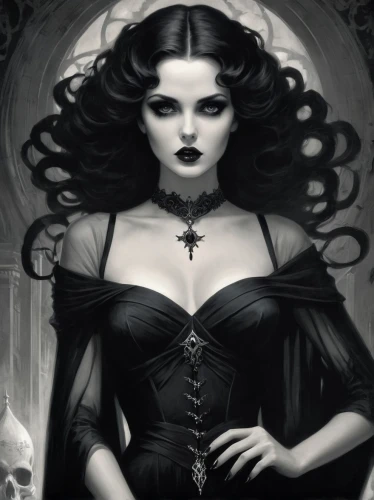 gothic woman,gothic portrait,vampire lady,vampire woman,vampira,dark gothic mood,gothic fashion,goth woman,gothic,gothic style,dark angel,queen of the night,widow,gothic dress,sorceress,the enchantress,lady of the night,queen of hearts,goth,goth like,Photography,Black and white photography,Black and White Photography 08