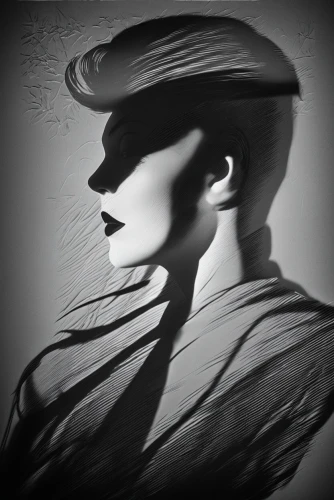 art deco woman,woman's hat,hat retro,the hat-female,the hat of the woman,woman silhouette,policewoman,vintage woman,bowler hat,hat vintage,photomanipulation,women's hat,black hat,photomontage,retro woman,peaked cap,photo art,cloche hat,woman thinking,mannequin silhouettes,Photography,Black and white photography,Black and White Photography 08