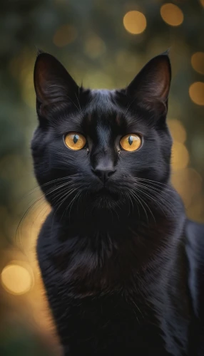 black cat,golden eyes,halloween black cat,yellow eyes,cat portrait,cat vector,bokeh,halloween cat,domestic short-haired cat,cat image,jiji the cat,cat's eyes,pet black,cat,whiskered,bokeh effect,christmas cat,hollyleaf cherry,american shorthair,chartreux,Photography,General,Cinematic