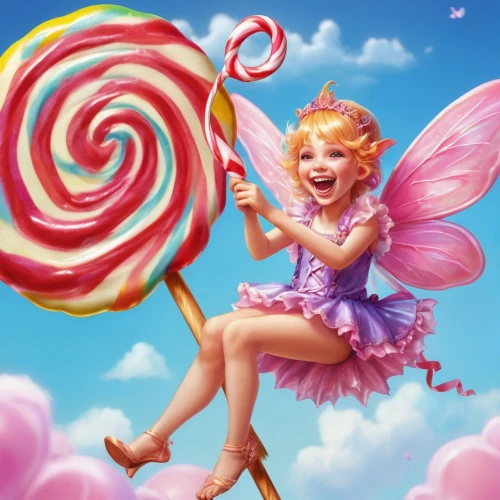 little girl fairy,cupido (butterfly),child fairy,little girl twirling,rosa ' the fairy,lollypop,sugar candy,lollipops,cupid,fairies aloft,fairy,candy island girl,candy crush,rosa 'the fairy,lollipop,candy,children's background,flower fairy,fairy dust,iced-lolly,Conceptual Art,Fantasy,Fantasy 31