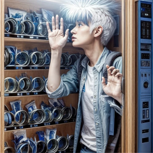 vending machine,vending machines,locker,vitrine,ten,silvery blue,armoire,tao,fridge lock,soda machine,store window,closet,abacus,s-record-players,freezer,shopwindow,display case,organist,killua,vending cart