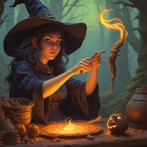 witch,halloween witch,celebration of witches,witch's hat icon,witches,witch broom,witch's hat,candlemaker,witch ban,witch hat,the witch,sorceress,candy cauldron,halloween illustration,cauldron,witch's house,mage,witches legs in pot,witch house,halloween background,Conceptual Art,Fantasy,Fantasy 01