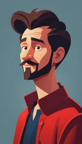 pompadour,vector illustration,vector art,dribbble,goatee,flat blogger icon,cartoon doctor,steam icon,tumblr icon,flat icon,man portraits,low poly,tony stark,illustrator,low-poly,marco,twitch icon,handlebar,vector graphic,3d man,Illustration,Vector,Vector 01