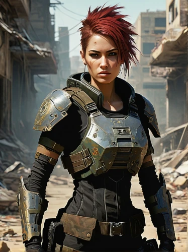 shepard,female warrior,mercenary,renegade,infiltrator,cyborg,operator,full hd wallpaper,main character,massively multiplayer online role-playing game,post apocalyptic,streampunk,combat medic,gara,game character,punk,fallout4,punk design,io,gi,Conceptual Art,Oil color,Oil Color 02